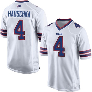 Game Stephen Hauschka Men's Buffalo Bills Jersey - White