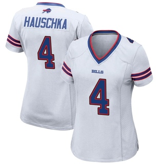 Game Stephen Hauschka Women's Buffalo Bills Jersey - White