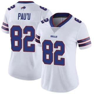 Limited Neil Pau'u Women's Buffalo Bills Color Rush Vapor Untouchable Jersey - White