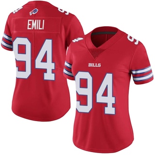 Limited Prince Emili Women's Buffalo Bills Color Rush Vapor Untouchable Jersey - Red