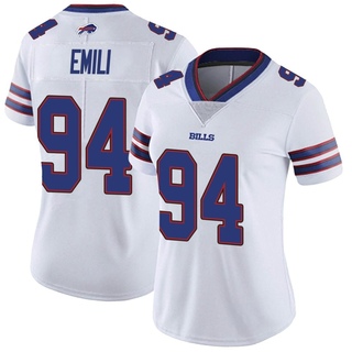 Limited Prince Emili Women's Buffalo Bills Color Rush Vapor Untouchable Jersey - White