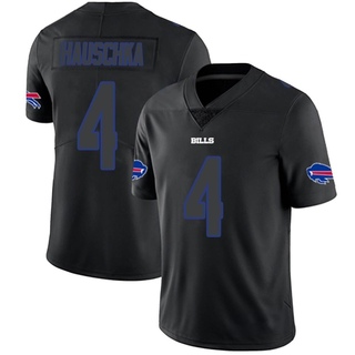 Limited Stephen Hauschka Men's Buffalo Bills Jersey - Black Impact