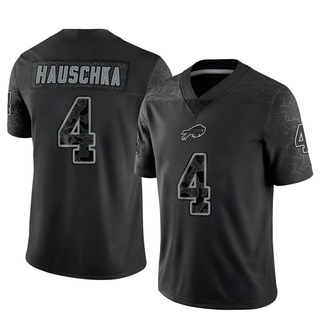 Limited Stephen Hauschka Men's Buffalo Bills Reflective Jersey - Black