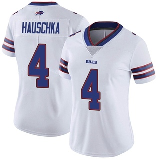 Limited Stephen Hauschka Women's Buffalo Bills Color Rush Vapor Untouchable Jersey - White