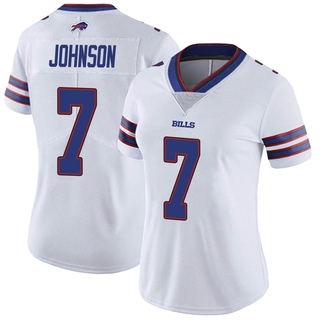 Limited Taron Johnson Women's Buffalo Bills Color Rush Vapor Untouchable Jersey - White